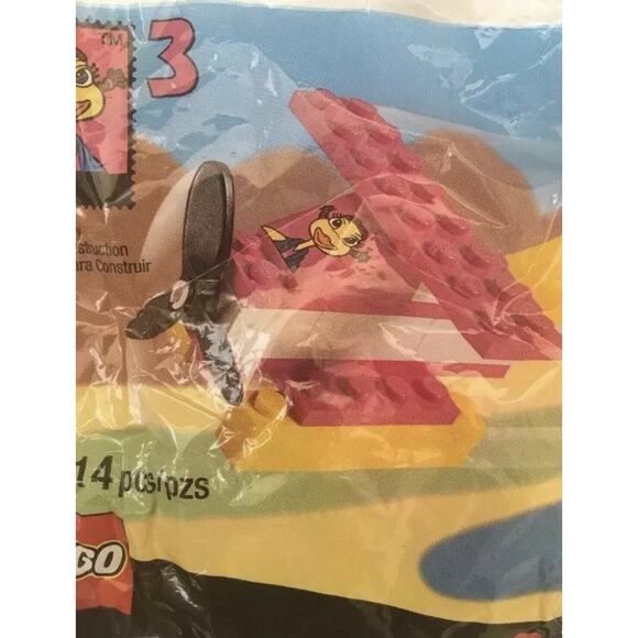 New Sealed 1999 McDonalds Lego Classic Happy Meal 2 3 8 Seaplane Plane Boat Lot - Picture 4 of 8